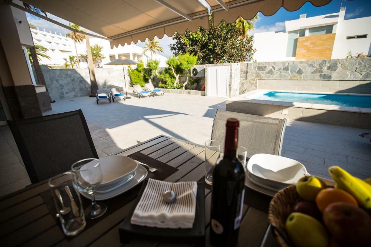 Villa Jandia Modern New Apartment Morro Jable Private Heated Pool Big Terrace And Parking Kültér fotó